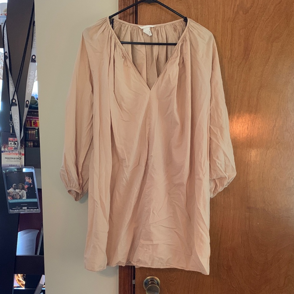 H&M Light Pink Tunic Top